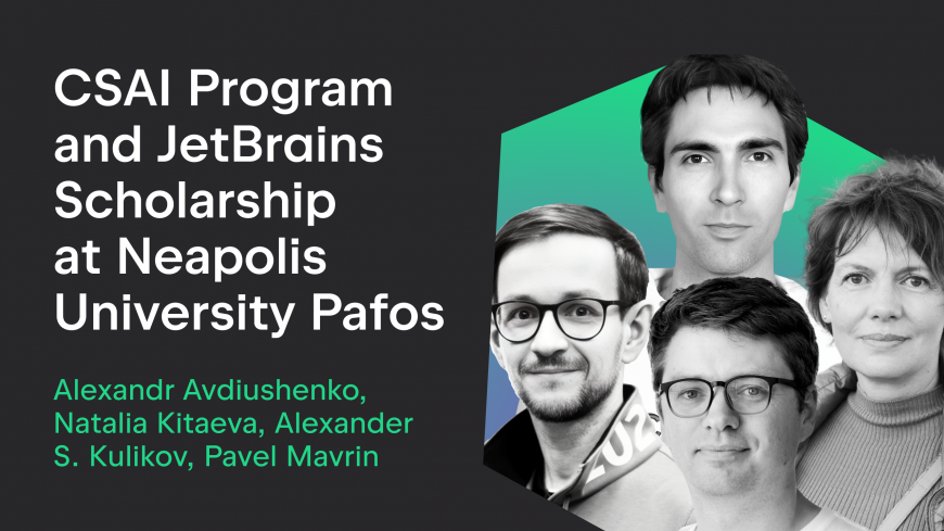 CSAI Program and JetBrains Scholarship at Neapolis University Pafos